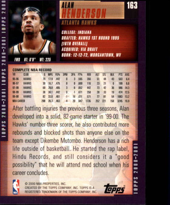 A1841- 2000-01 Topps Bk Card #s 1-295 +Inserts -You Pick- 15+ FREE US SHIP - Picture 247 of 449