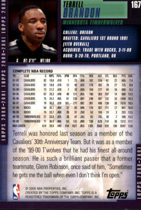 A1841- 2000-01 Topps Bk Card #s 1-295 +Inserts -You Pick- 15+ FREE US SHIP - Picture 251 of 449