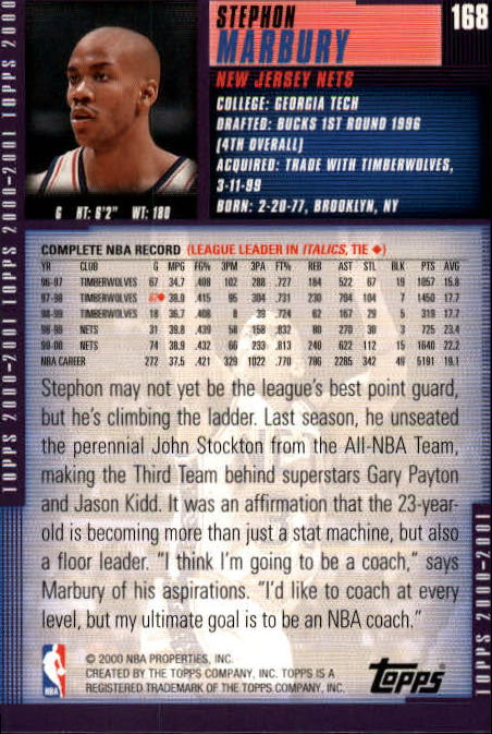 A1841- 2000-01 Topps Bk Card #s 1-295 +Inserts -You Pick- 15+ FREE US SHIP - Picture 253 of 449