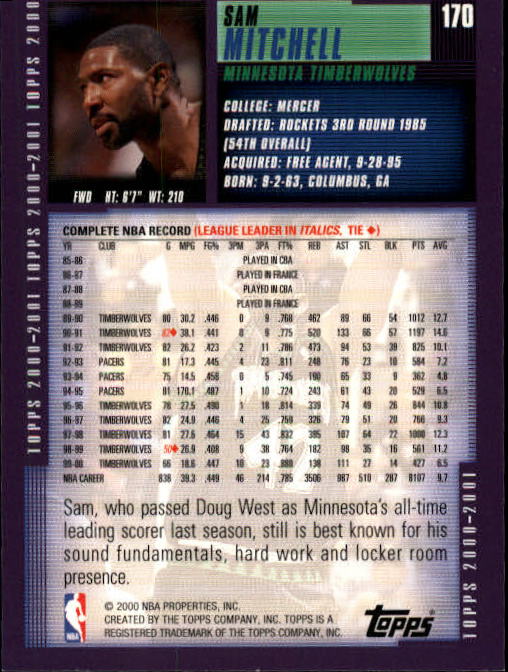 A1841- 2000-01 Topps Bk Card #s 1-295 +Inserts -You Pick- 15+ FREE US SHIP - Picture 257 of 449