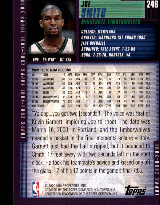 A1841- 2000-01 Topps Bk Card #s 1-295 +Inserts -You Pick- 15+ FREE US SHIP - Picture 401 of 449