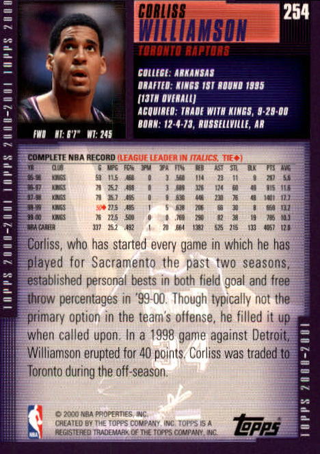 A1841- 2000-01 Topps Bk Card #s 1-295 +Inserts -You Pick- 15+ FREE US SHIP - Picture 417 of 449