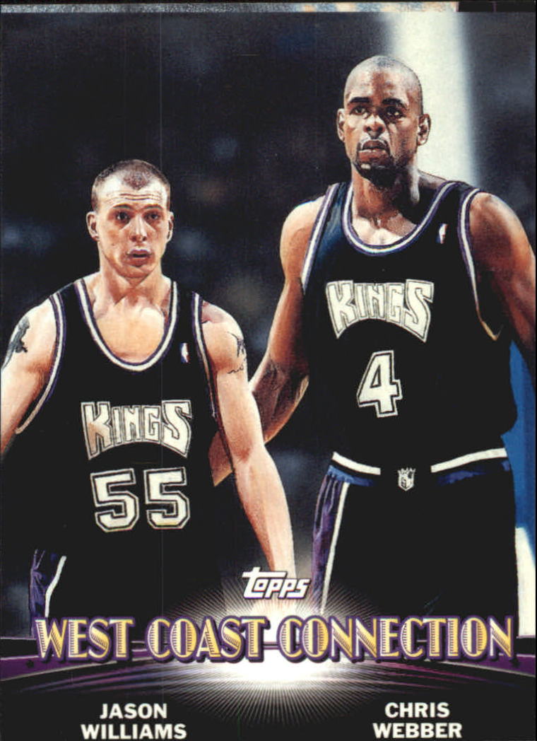 Chris Webber and Jason Williams on the March 2000 cover of 'SLAM