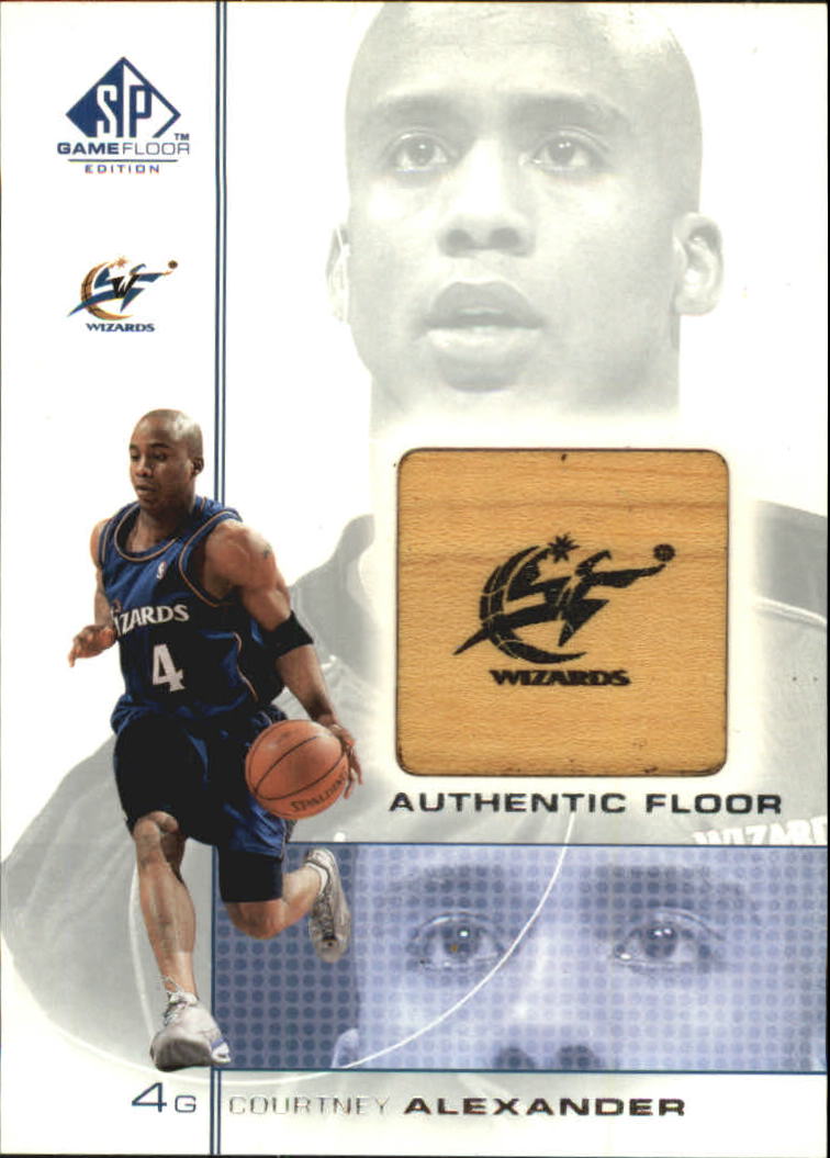 2000-01 SP Game Floor Authentic Floor #CA Courtney Alexander