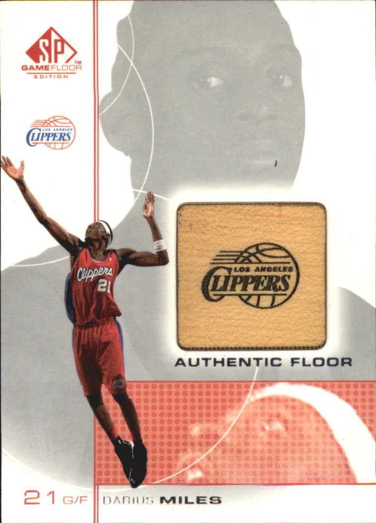 2000-01 SP Game Floor Authentic Floor #DM Darius Miles