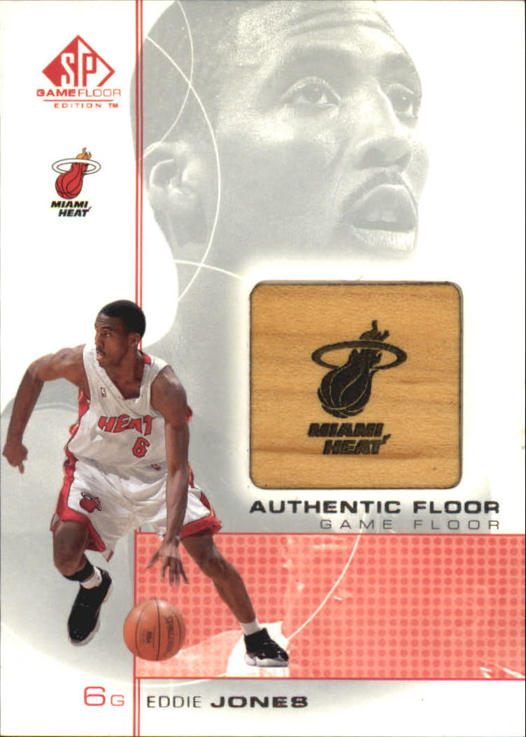 2000-01 SP Game Floor Authentic Floor #EJ Eddie Jones