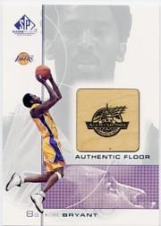 2000-01 SP Game Floor Authentic Floor #KB Kobe Bryant AS
