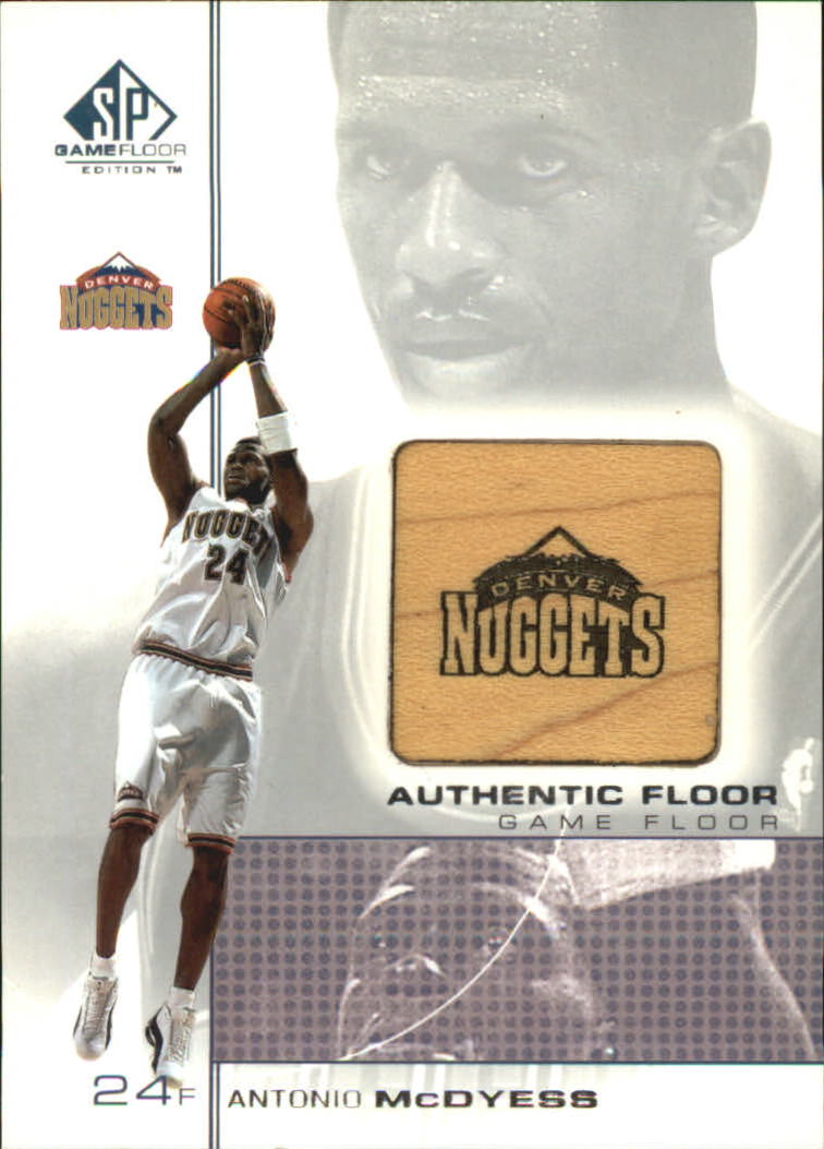 2000-01 SP Game Floor Authentic Floor #MD2 Antonio McDyess