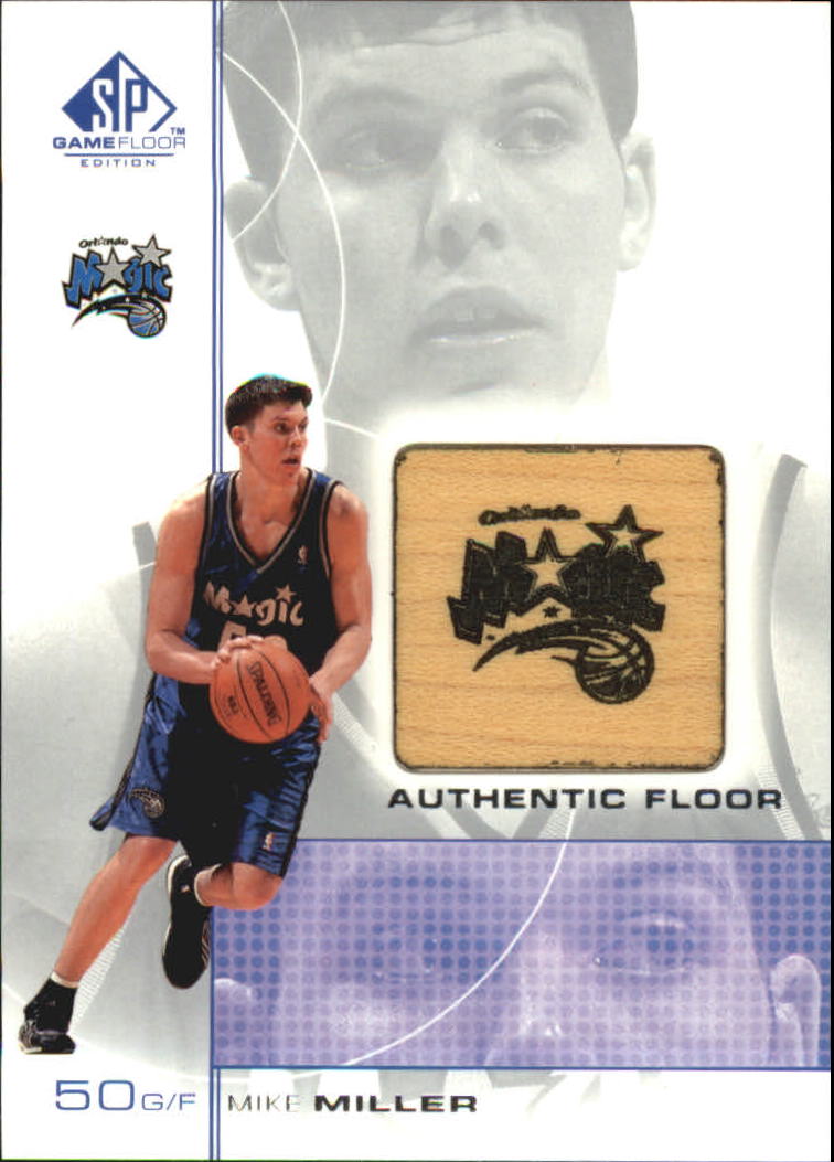 2000-01 SP Game Floor Authentic Floor #MM Mike Miller