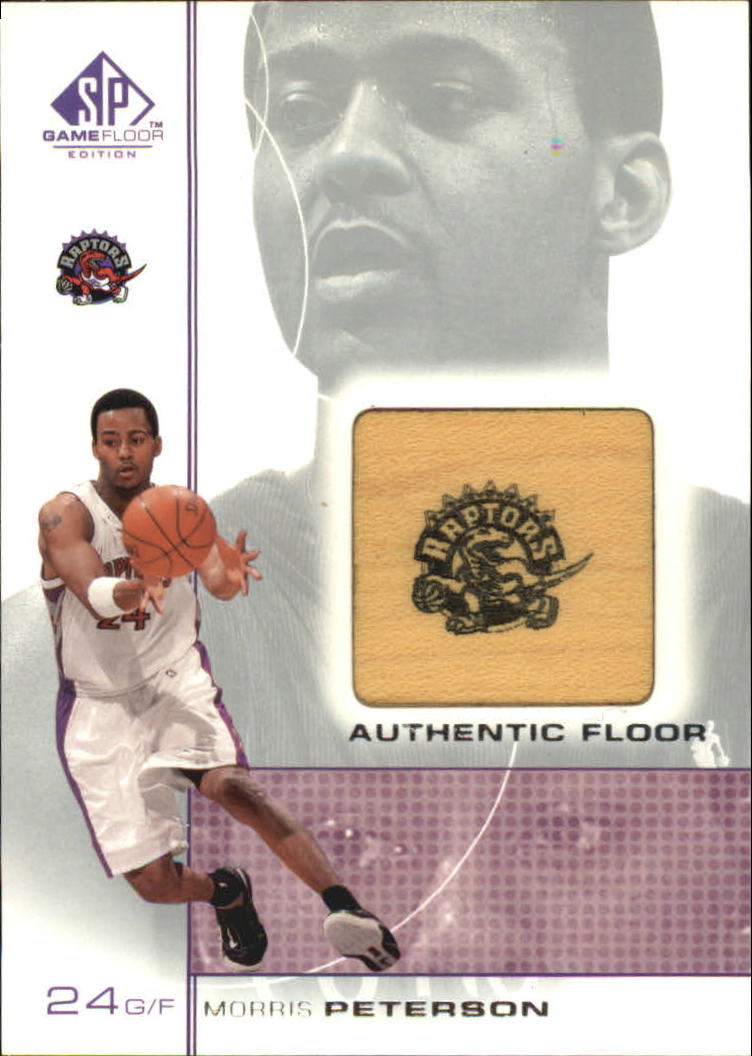 2000-01 SP Game Floor Authentic Floor #MP Morris Peterson