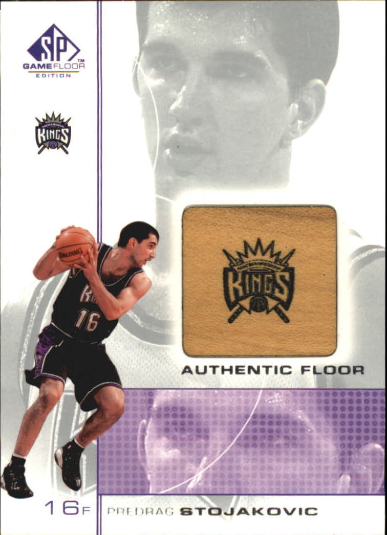 2000-01 SP Game Floor Authentic Floor #PS Peja  Stojakovic