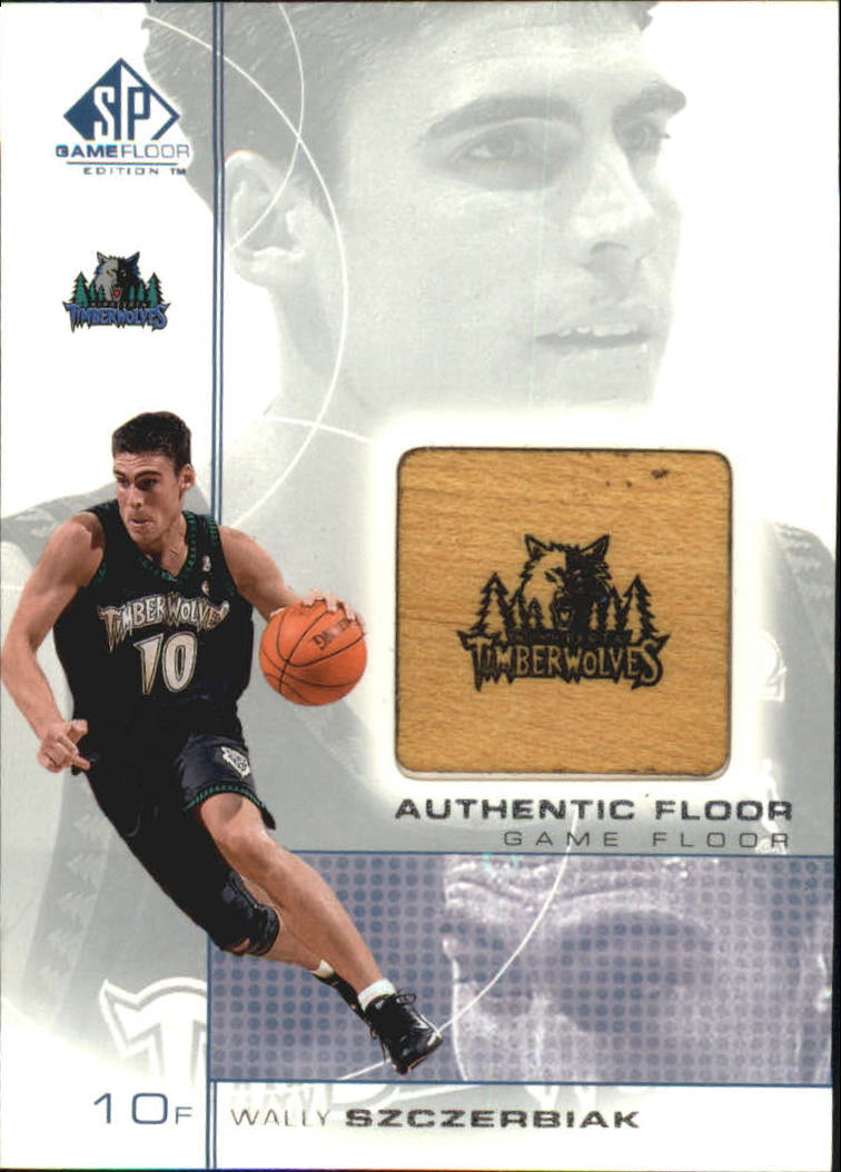 2000-01 SP Game Floor Authentic Floor #WS Wally Szczerbiak