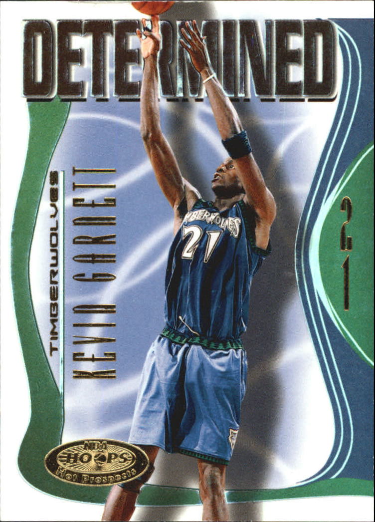 2000-01 Hoops Hot Prospects Determined #D10 Kevin Garnett