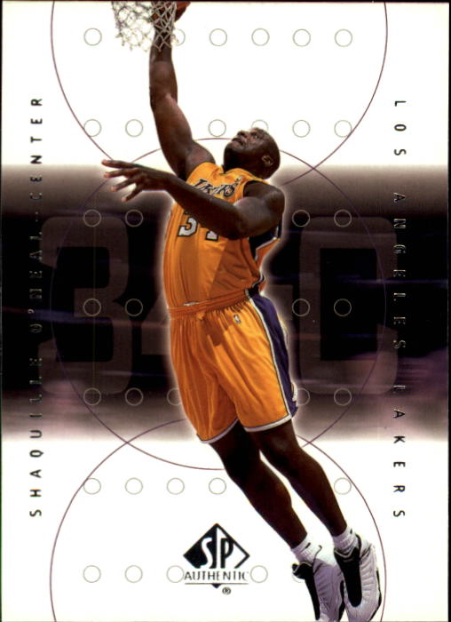 2000-01 SP Authentic #38 Shaquille O'Neal