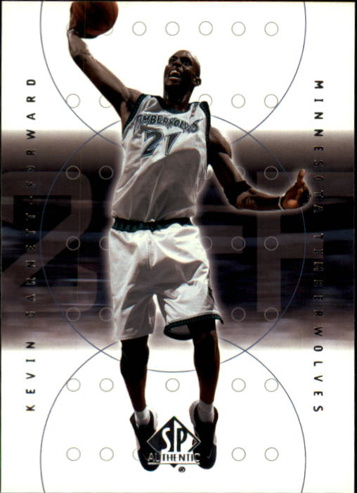 2000-01 SP Authentic #48 Kevin Garnett