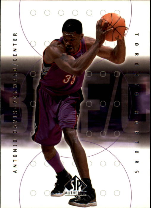 2000-01 SP Authentic #81 Antonio Davis