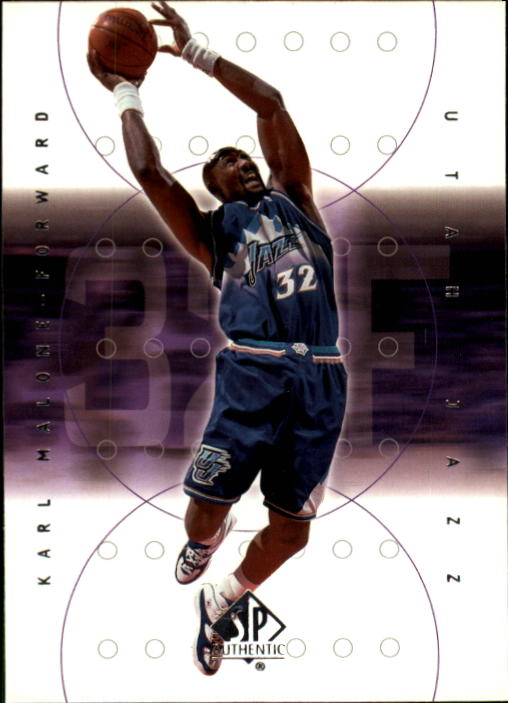 2000-01 SP Authentic #82 Karl Malone