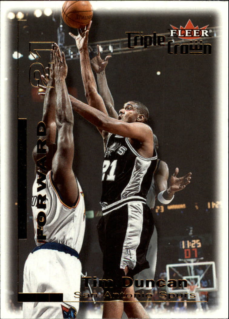 2000-01 Fleer Triple Crown #182 Tim Duncan