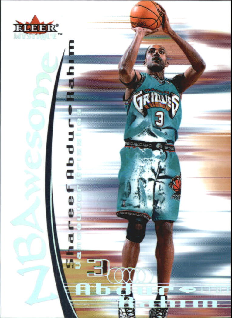 2000-01 Fleer Mystique NBAwesome #9 Shareef Abdur-Rahim