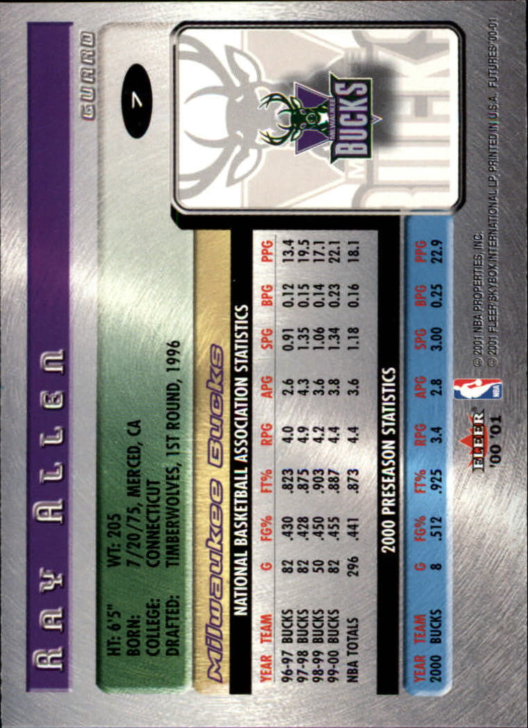Ray Allen cards (1997-2021) Bucks Celtics Sonics Heat - Picture 91 of 349