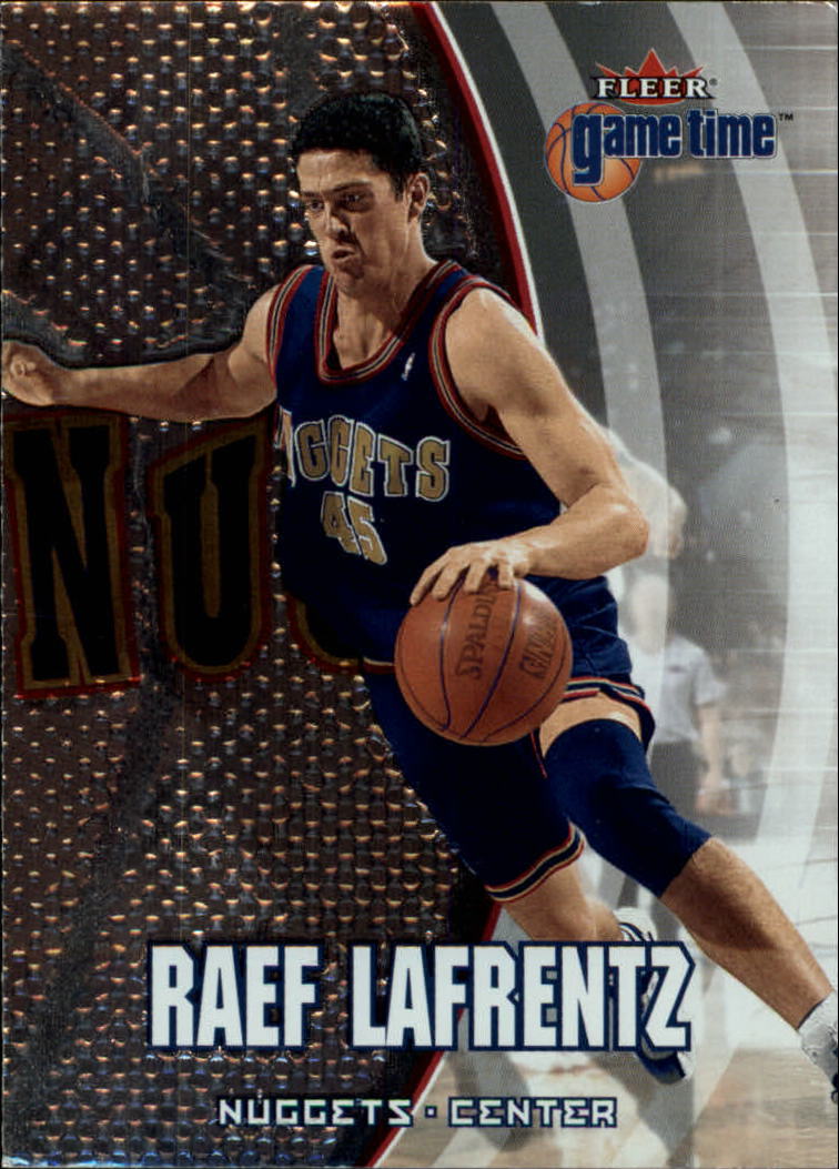 2000-01 Fleer Game Time #2 Raef LaFrentz