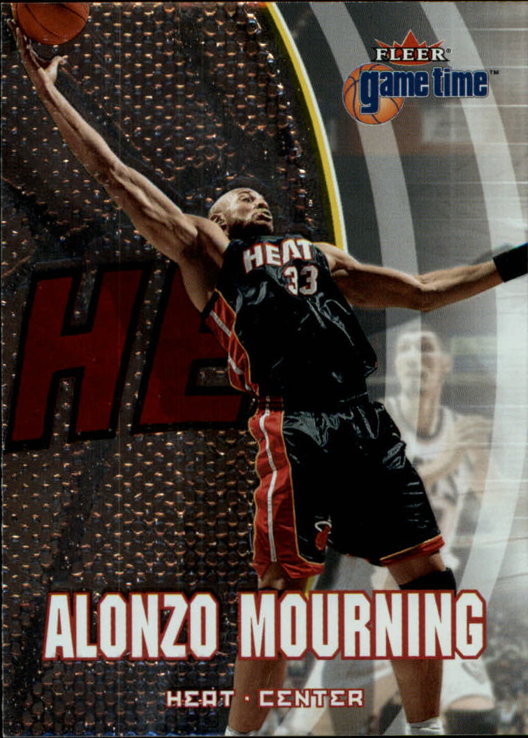 2000-01 Fleer Game Time #10 Alonzo Mourning