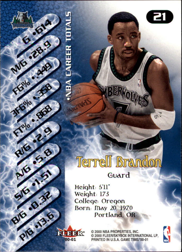 A0580- 2000-01 Fleer Game Time Basketball #s 1-120 -You Pick- 15+ FREE US SHIP - Picture 43 of 231