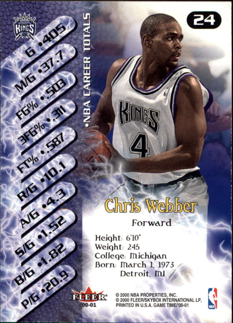 A0580- 2000-01 Fleer Game Time Basketball #s 1-120 -You Pick- 15+ FREE US SHIP - Picture 49 of 231
