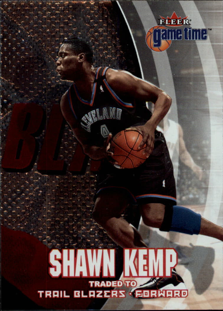 2000-01 Fleer Game Time #25 Shawn Kemp