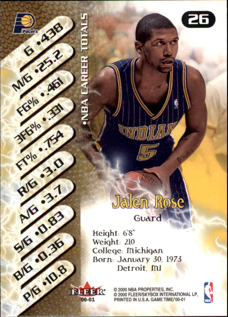 A0580- 2000-01 Fleer Game Time Basketball #s 1-120 -You Pick- 15+ FREE US SHIP - Picture 53 of 231