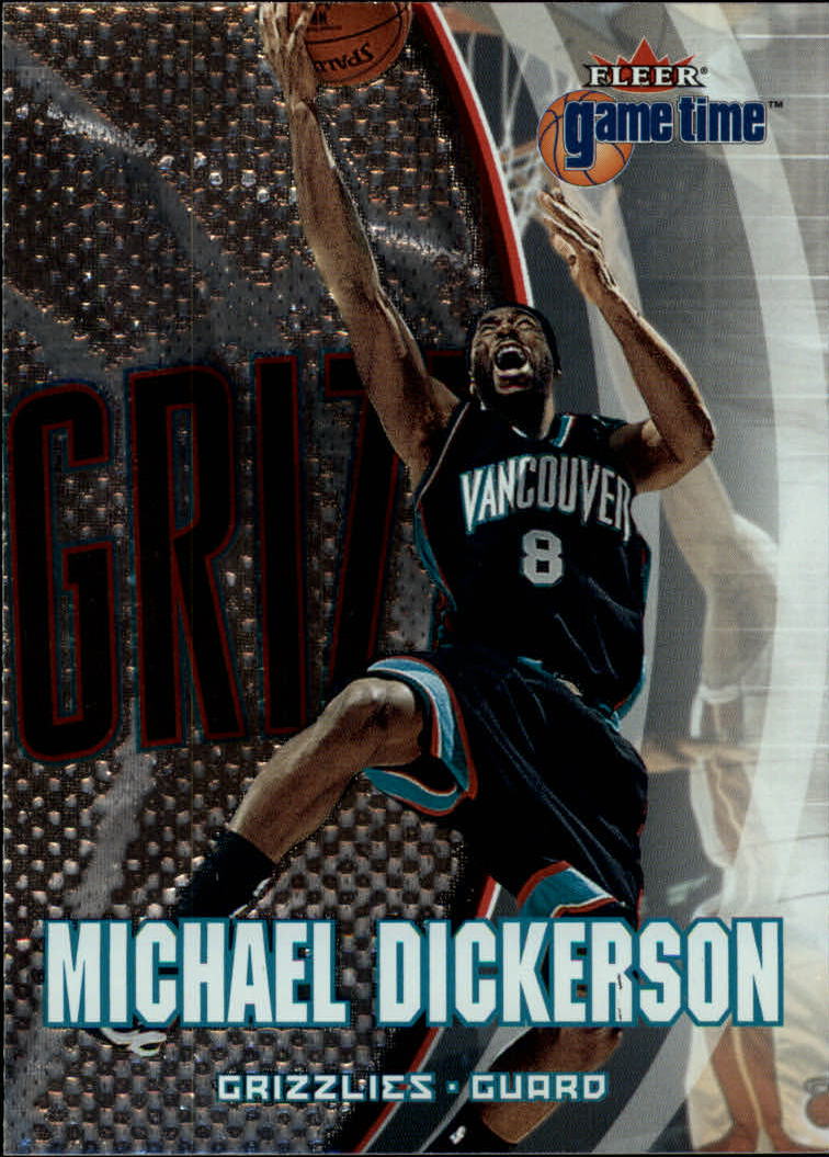 2000-01 Fleer Game Time #33 Michael Dickerson