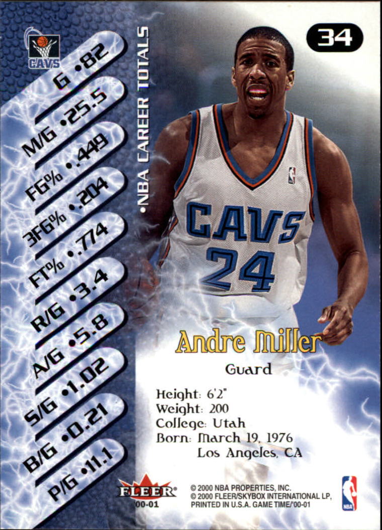A0580- 2000-01 Fleer Game Time Basketball #s 1-120 -You Pick- 15+ FREE US SHIP - Picture 69 of 231