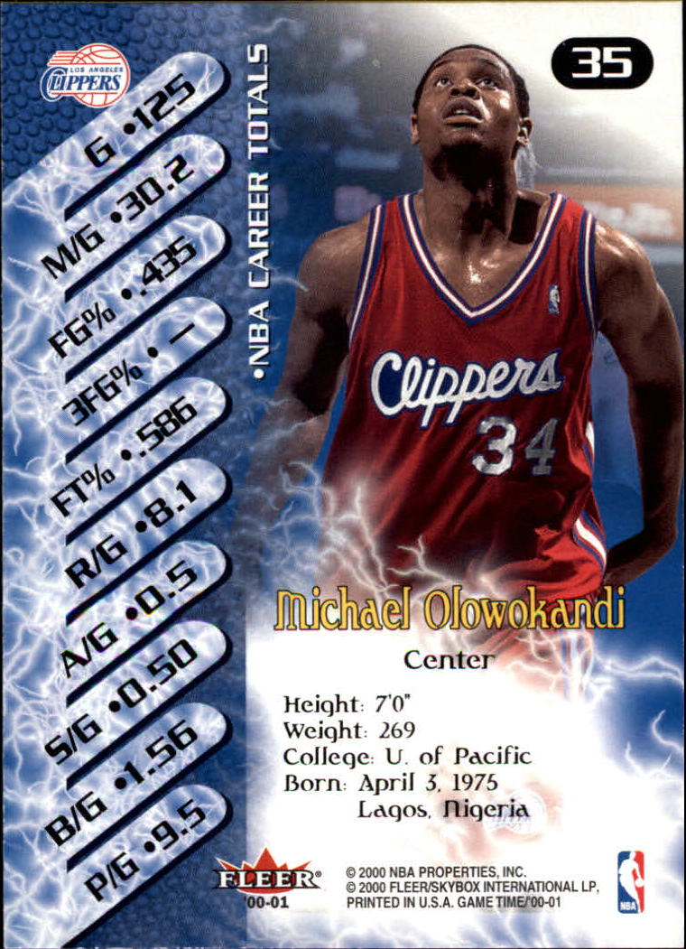 A0580- 2000-01 Fleer Game Time Basketball #s 1-120 -You Pick- 15+ FREE US SHIP - Picture 71 of 231