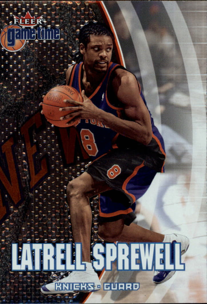 2000-01 Fleer Game Time #37 Latrell Sprewell