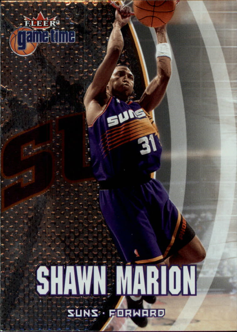 2000-01 Fleer Game Time #40 Shawn Marion