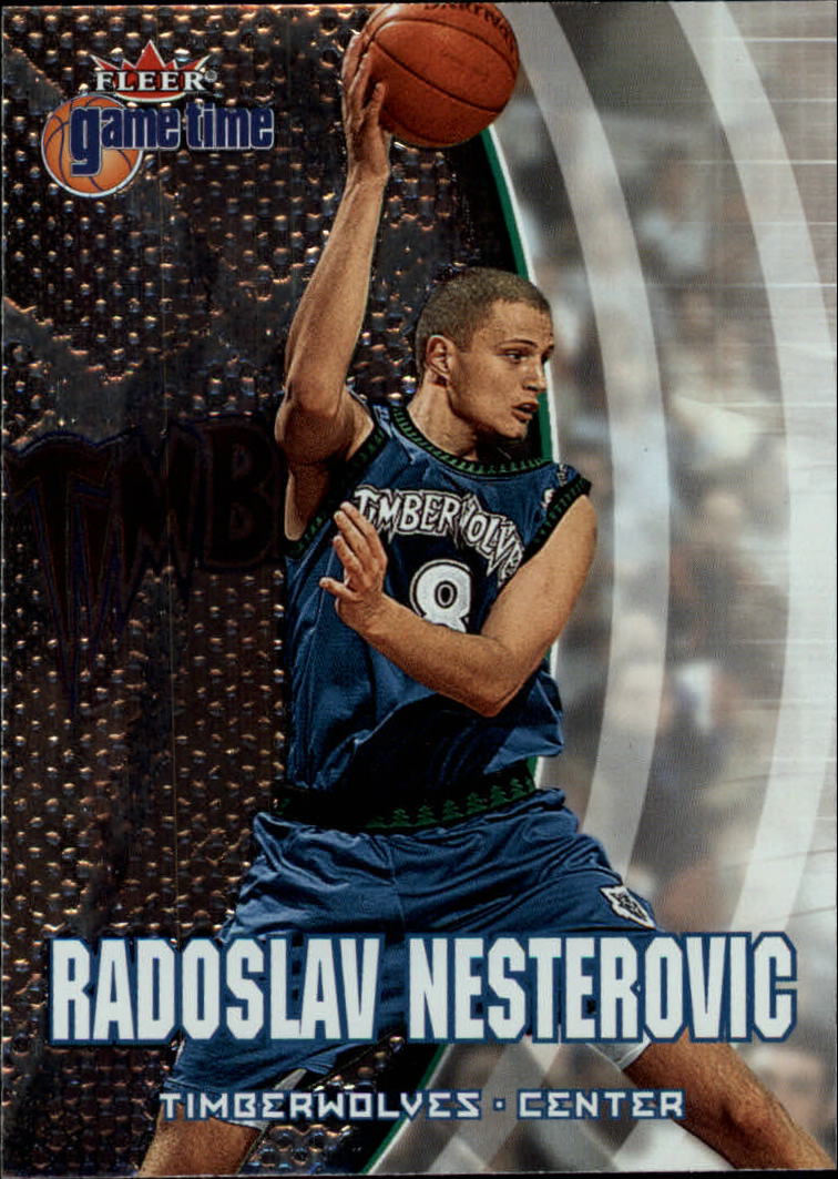 2000-01 Fleer Game Time #41 Radoslav Nesterovic