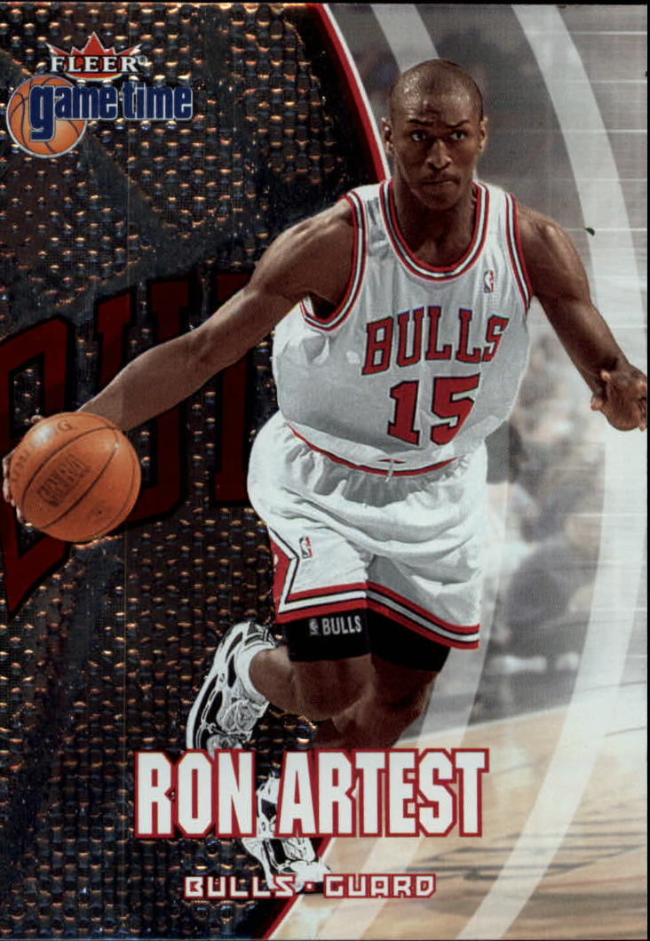 2000-01 Fleer Game Time #42 Ron Artest
