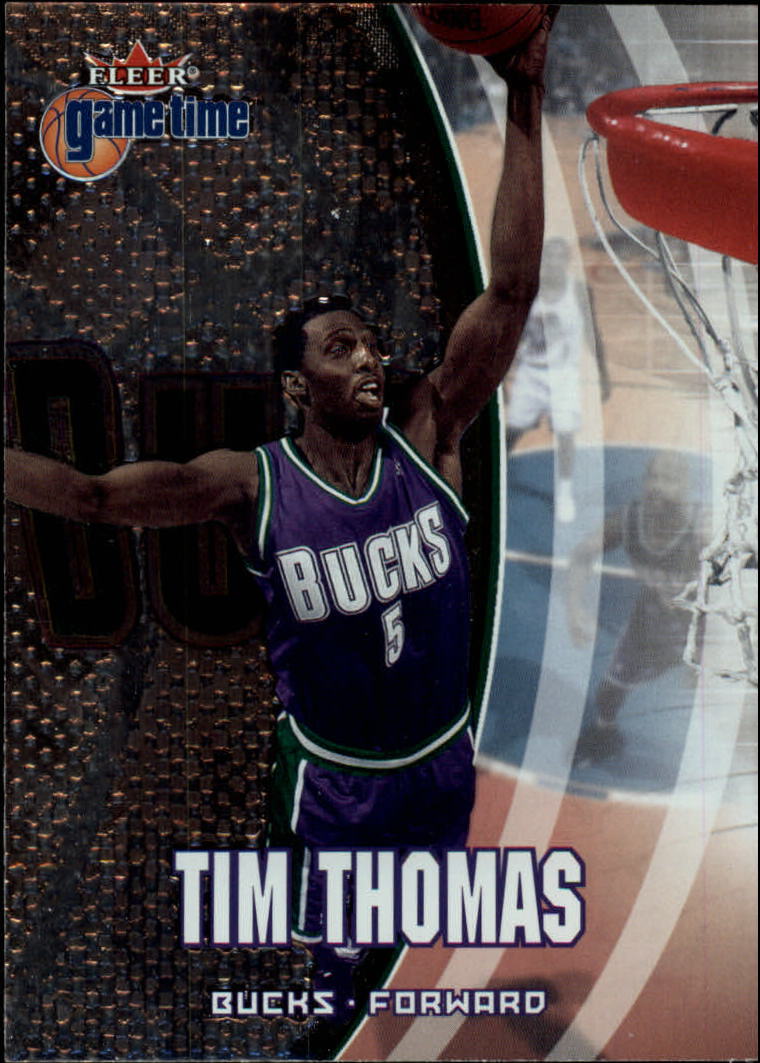 2000-01 Fleer Game Time #62 Tim Thomas