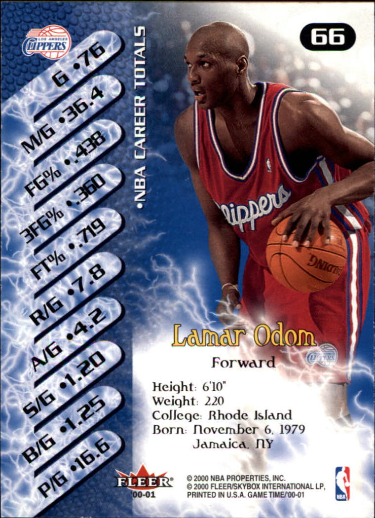 A0580- 2000-01 Fleer Game Time Basketball #s 1-120 -You Pick- 15+ FREE US SHIP - Picture 133 of 231