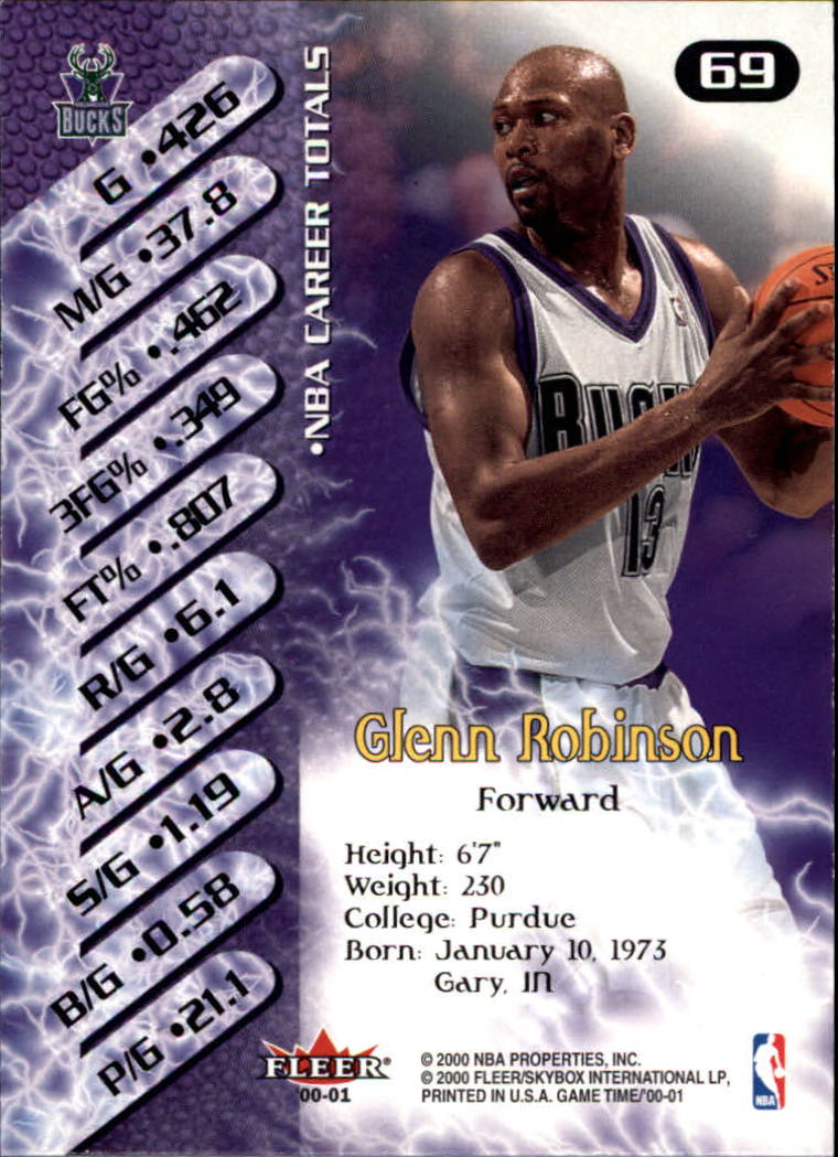 A0580- 2000-01 Fleer Game Time Basketball #s 1-120 -You Pick- 15+ FREE US SHIP - Picture 139 of 231