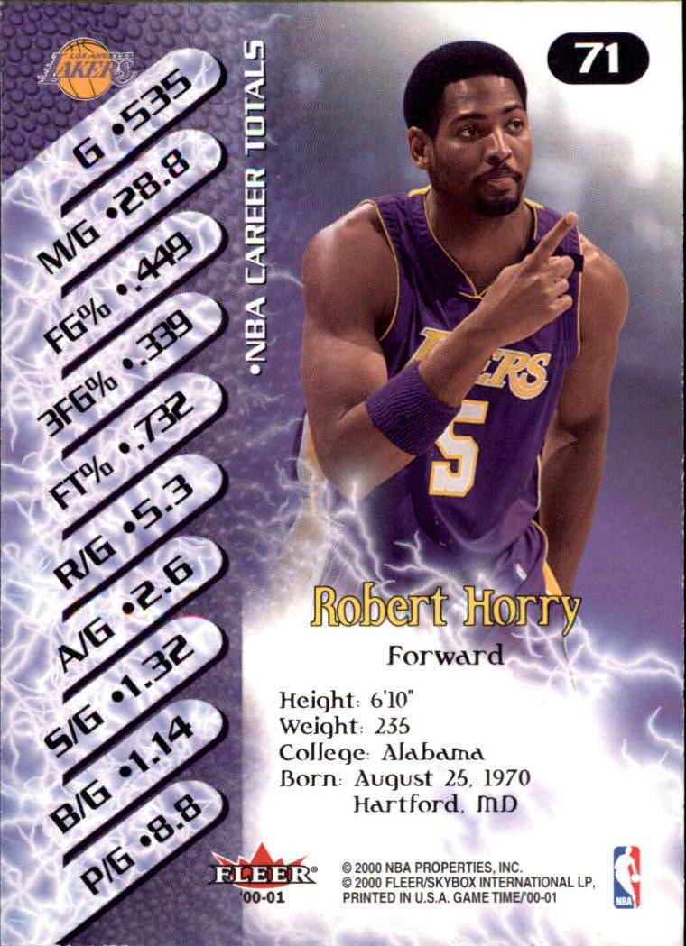 A0580- 2000-01 Fleer Game Time Basketball #s 1-120 -You Pick- 15+ FREE US SHIP - Picture 143 of 231