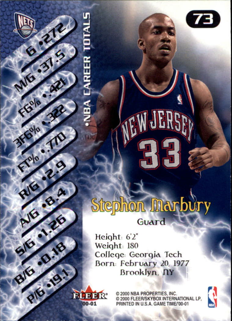 A0580- 2000-01 Fleer Game Time Basketball #s 1-120 -You Pick- 15+ FREE US SHIP - Picture 147 of 231