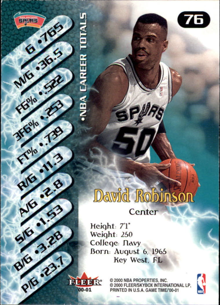 A0580- 2000-01 Fleer Game Time Basketball #s 1-120 -You Pick- 15+ FREE US SHIP - Picture 153 of 231