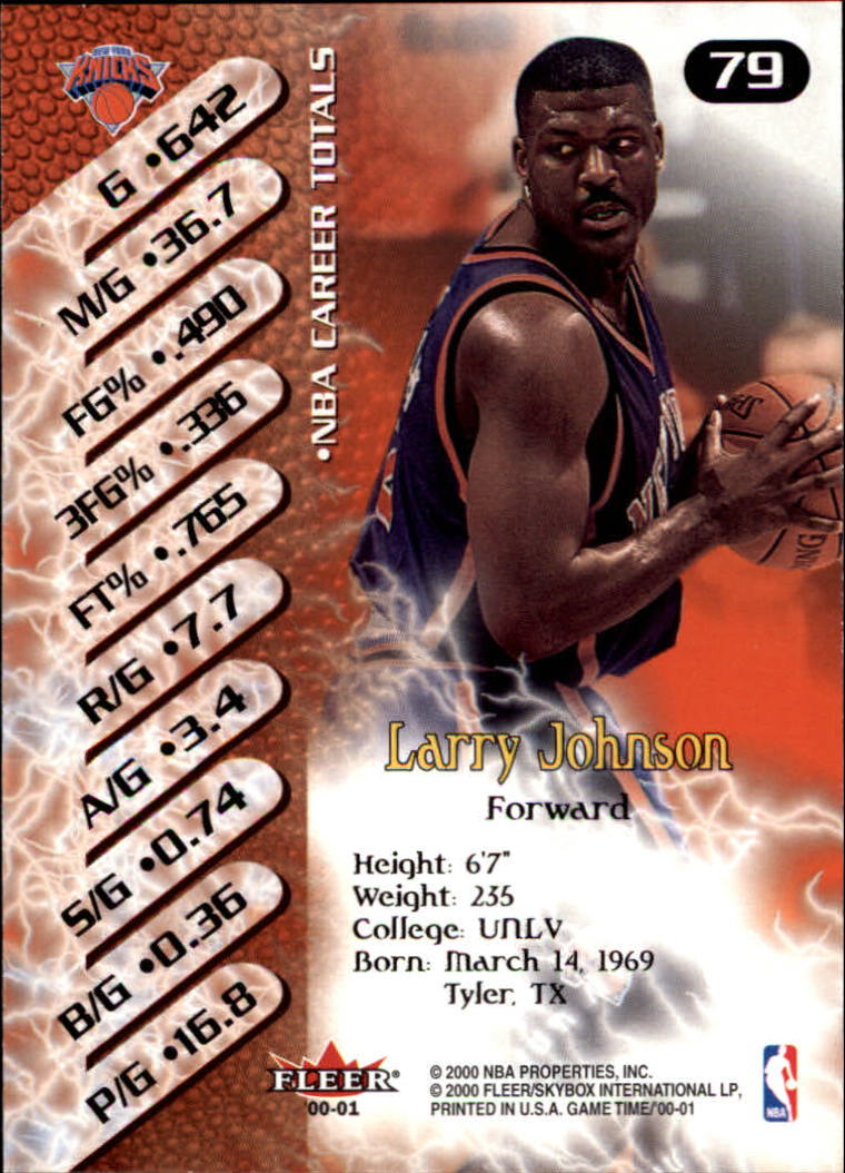 A0580- 2000-01 Fleer Game Time Basketball #s 1-120 -You Pick- 15+ FREE US SHIP - Picture 159 of 231