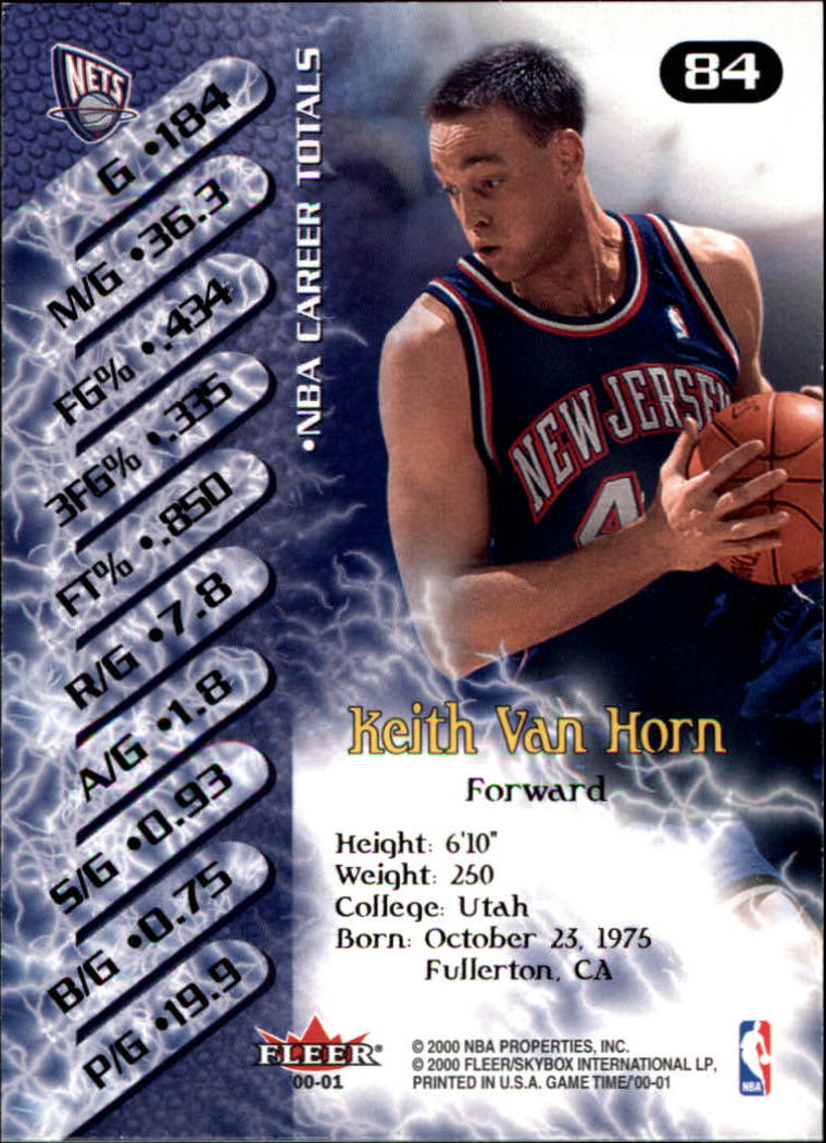 A0580- 2000-01 Fleer Game Time Basketball #s 1-120 -You Pick- 15+ FREE US SHIP - Picture 169 of 231