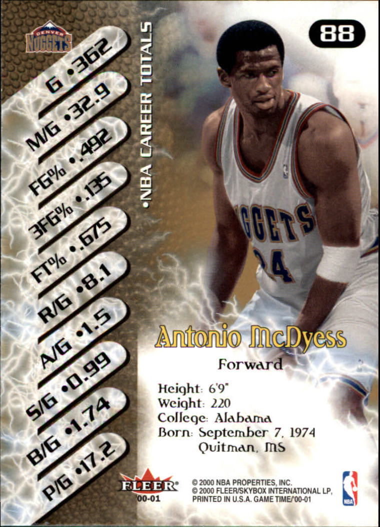 A0580- 2000-01 Fleer Game Time Basketball #s 1-120 -You Pick- 15+ FREE US SHIP - Picture 177 of 231