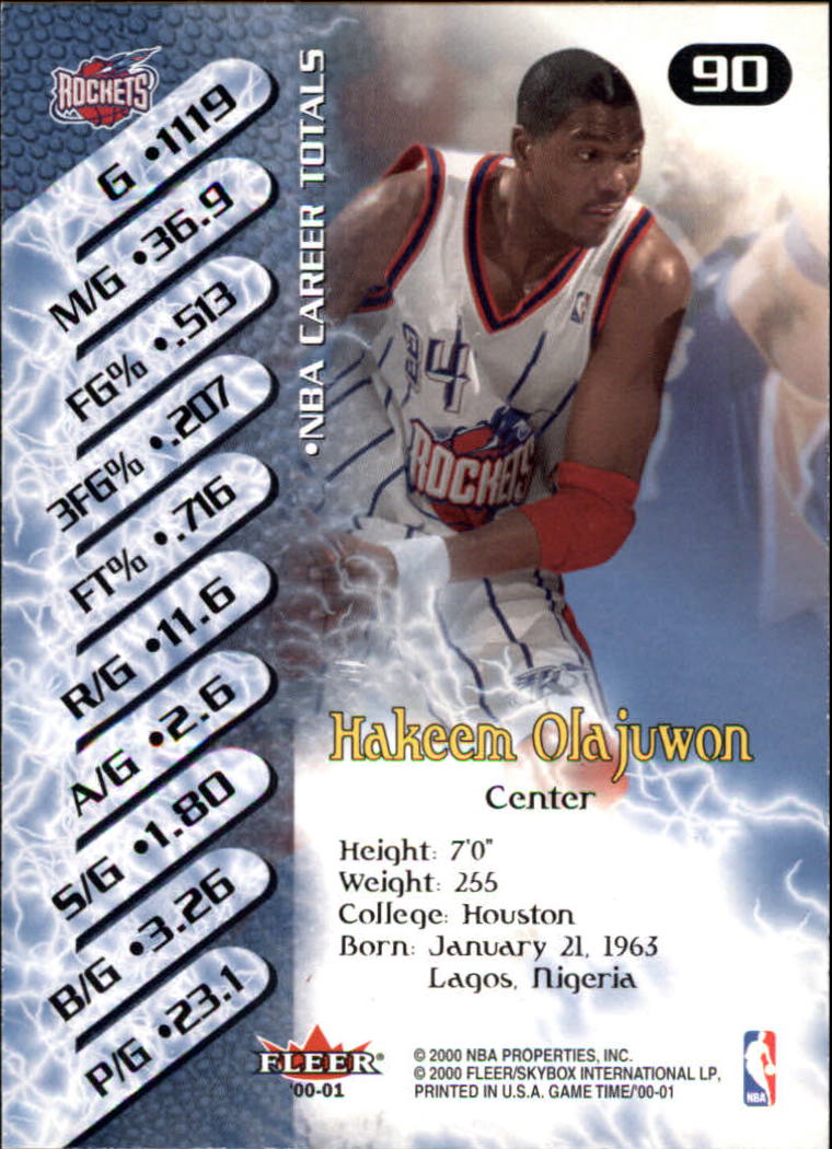A0580- 2000-01 Fleer Game Time Basketball #s 1-120 -You Pick- 15+ FREE US SHIP - Picture 181 of 231