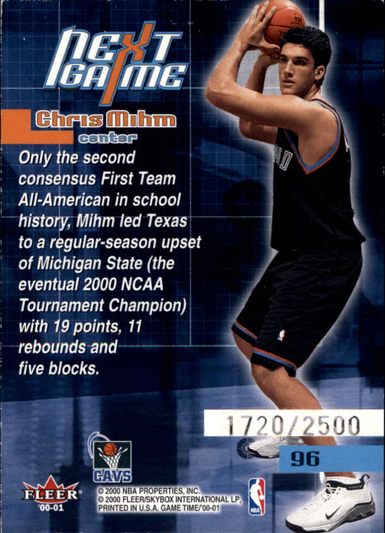 A0580- 2000-01 Fleer Game Time Basketball #s 1-120 -You Pick- 15+ FREE US SHIP - Picture 189 of 231
