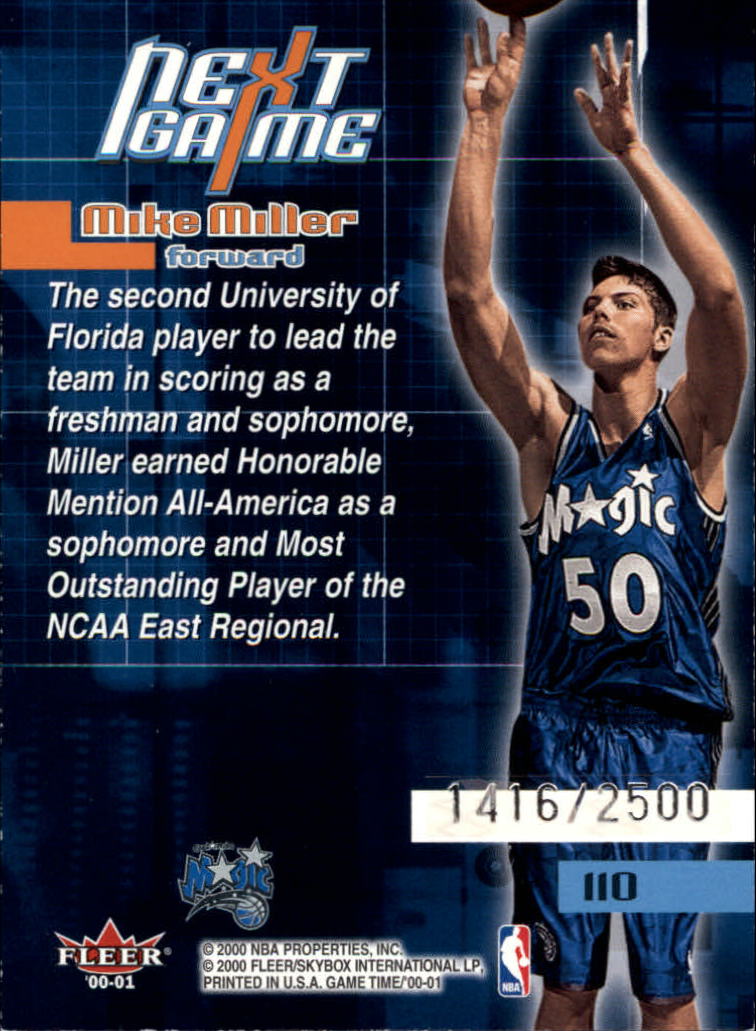A0580- 2000-01 Fleer Game Time Basketball #s 1-120 -You Pick- 15+ FREE US SHIP - Picture 215 of 231