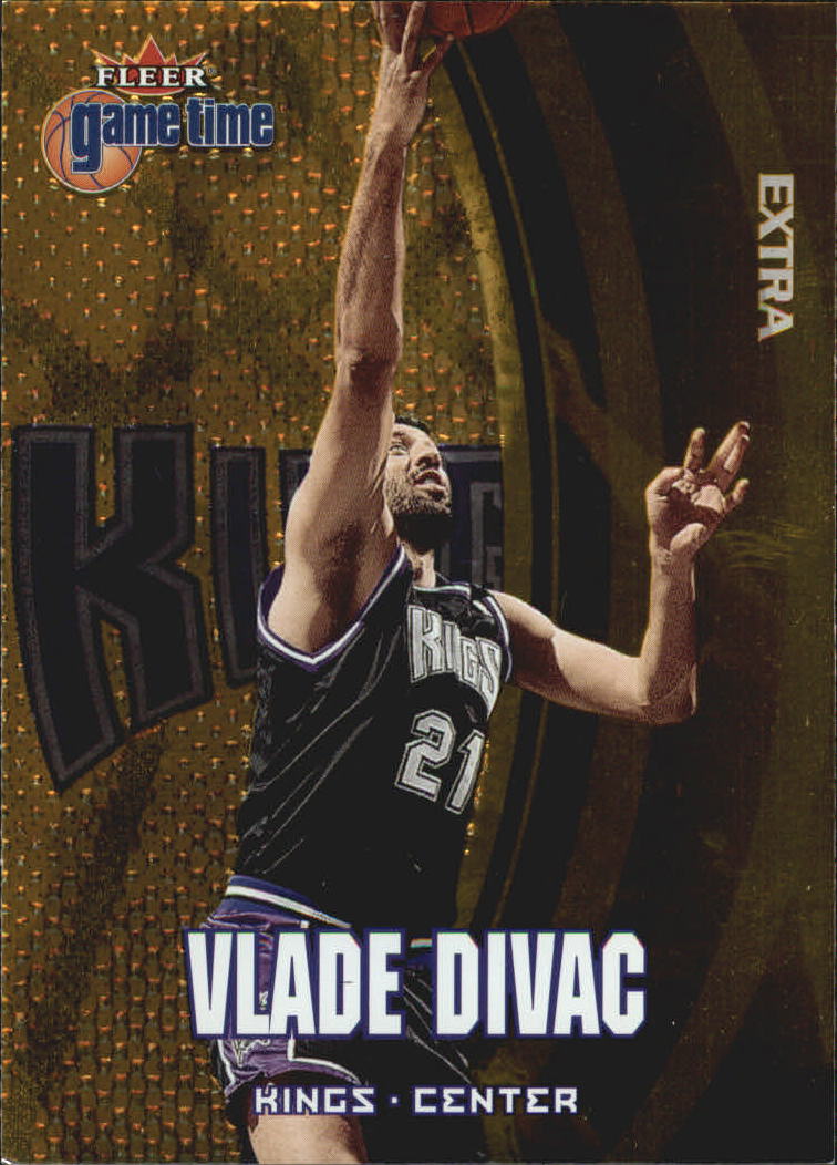 2000-01 Fleer Game Time Extra #15 Vlade Divac